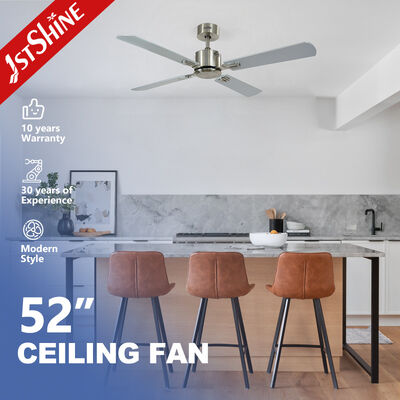 Dobra cena. Copper Motor 4 MDF Sliver Blades Nowoczesne wentylatory sufitowe z 6 prędkościami zdalnego sterowania W Internecie